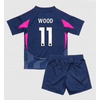 Nottingham Forest Chris Wood #11 Auswärts Trikotsatz Kinder 2024-25 Kurzarm (+ Kurze Hosen)